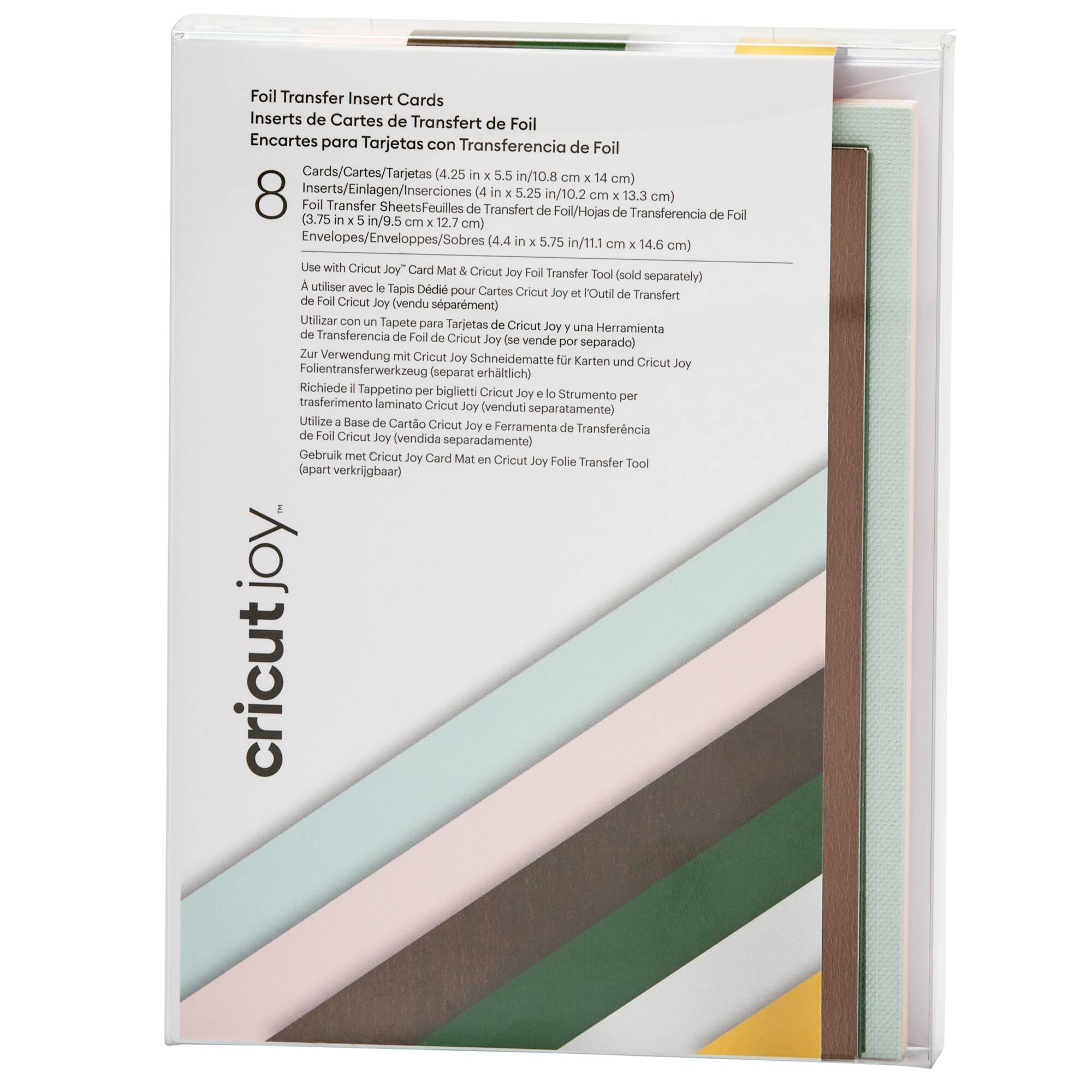 Cricut Joy™ A2 Foil Transfer Insert Cards, Forest Grove Sampler